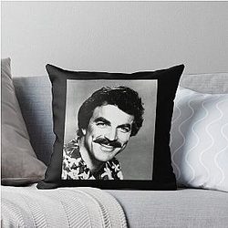 Tom Selleck Throw Pillow