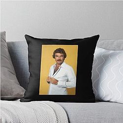 Tom Selleck Throw Pillow