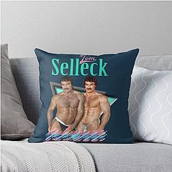 Tom Selleck Throw Pillow
