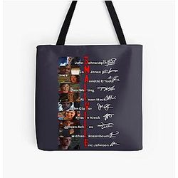 Smallville Cast Signed Fan Art Tote Bag