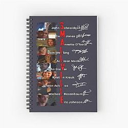 Smallville cast signed fan notebook with Tom Welling, Kristin Kreuk and Allison Mack