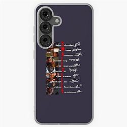 Smallville Cast Signed Fan Art Featuring Tom Welling Kristin Kreuk and Allison Mack on a Samsung Galaxy Soft Case