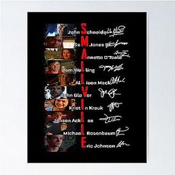 Smallville Cast Signed Gift for Fan Tom Welling Kristin Kreuk Allison Mack Tee For Poster