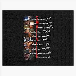 Smallville Cast Signed Gift for Tom Welling, Kristin Kreuk and Allison Mack Jigsaw Puzzle