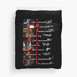 Smallville Cast Signed Gift Tom Welling Kristin Kreuk Allison Mack Tee Duvet Cover