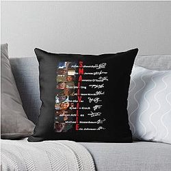 Smallville Cast Signed Gift Tom Welling Kristin Kreuk Allison Mack For Throw Pillow