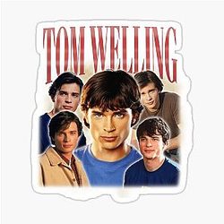 Vintage Tom Welling Sticker