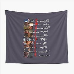 Smallville cast signed fan tapestry Tom Welling Kristin Kreuk Allison Mack