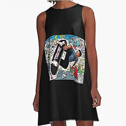 Tony Hawk Game A-Line Dress