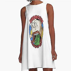 Vintage Birdhouse Tony Hawk Bird House Hookups A-Line DressKids Dress