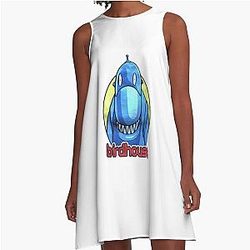 Vintage Birdhouse Tony Hawk Bird House Hookups Robot Shark Dress