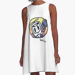 Vintage Birdhouse 
Tony Hawk Bird House
Hook Ups Skate 
Brand Cartoon 
Man A-Line Dress