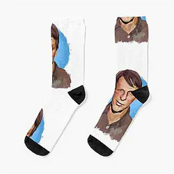 Tony Hawk Famous skateboarder Portraits Socks