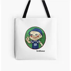 To be a Birdhouse Tony Hawk Skate Brand Cartoon Peace All Over Print Tote Bag