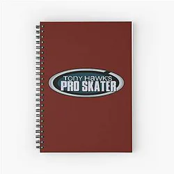Tony Hawk's Pro Skater 1 Spiral Notebook