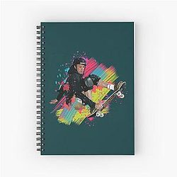Tony Hawk skateboard Spiral Notebook