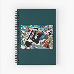 Tony Hawk Game Spiral Notebook