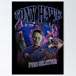 Bootleg Tony Hawk Pro Skateboard Poster