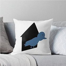 Birdhouse Inspired by Tony Hawk Throw Pillow