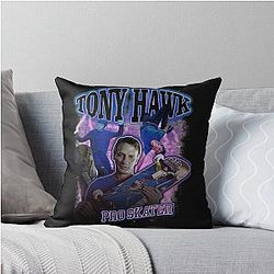 Tony Hawk Pro Skateboard Throw Pillow