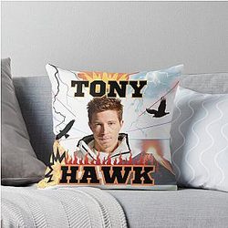 Tony Hawk Throw Pillow