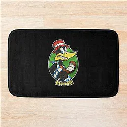 Vintage Birdhouse Tony Hawk Bird House Hook Ups Skate Brand Cartoon Duck Bath Mat