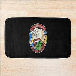 Vintage Birdhouse Bird House Hook Ups Skate Brand Cartoon Throw Up Kids Bath Mat