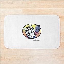 Vintage Birdhouse Bird House Hook Ups Bomb Man Bath Mat