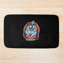 Vintage Birdhouse Tony Hawk Bird House Hook Ups Skate Brand Cartoon Holiday Dog Bath Mat