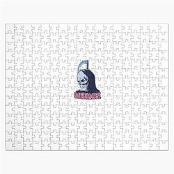 Vintage Birdhouse Hook Up Grim Reaper Skeleton Jigsaw Puzzle