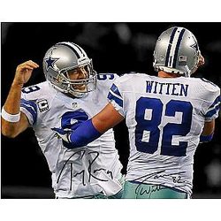 Ikonic Tony Romo Jason Witten Signed Photo Autograph Print Wall Art Home Decor