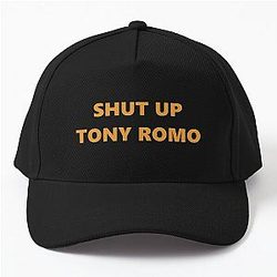 Shut Up Tony Romo Football Fans Laugh at Baseball Cap