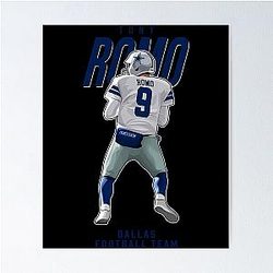 Tony Romo Dallas Football Team Poster