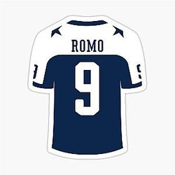 Tony Romo Dallas Cowboys Sticker