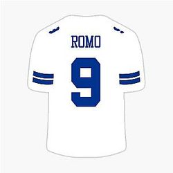 Tony Romo Dallas Cowboys Sticker