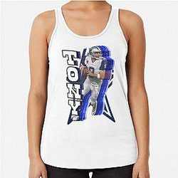 Dallas Cowboy Legend Tony Romo Racerback Tank Top