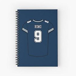 Tony Romo Away Jersey Notebook