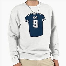 Tony Romo Jersey Pullover Sweatshirt