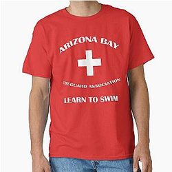 ARIZONA BAY LIFE GUARD LEARN TO SWIM TOOL BAND SHIRT ORIGINAL ARIZONA BAY T SHIRT INSPIRED BY AENIMA CLASSIC T SHIRT