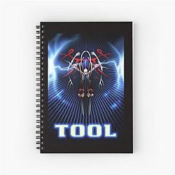 Tool band fan art Spiral Notebook