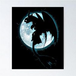 How to Train Your Dragon Toothless Dragon Poster
