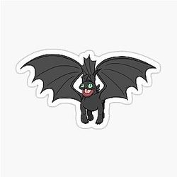 Mating Dance Toothless 2 Sticker