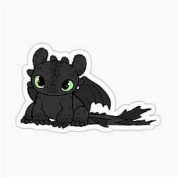 Baby Toothless Sticker