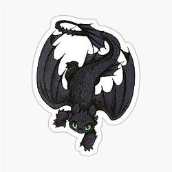 Toothless Sticker