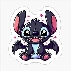 Stitch Toothless 2 Sticker