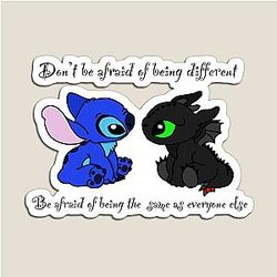 Stitch and Toothless Magnet