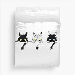 Toothless Baby Duvet Cover