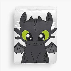 Baby Toothless How to Train Your Dragon Duvet Cover