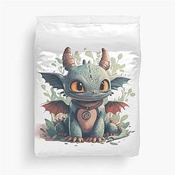 Dancing Toothless Cartoon Duvet Cover