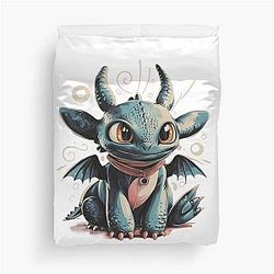 Dancing Toothless Duvet Cover